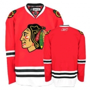 Blank Jersey Reebok Chicago Blackhawks Authentic Red Home Man NHL Jersey