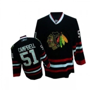 Brian Campbell Jersey Reebok Chicago Blackhawks 51 Premier Black Man NHL Jersey