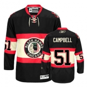 Brian Campbell Jersey Reebok Chicago Blackhawks 51 Premier Black New Third Man NHL Jersey