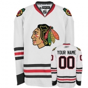 Customized Jersey Reebok Chicago Blackhawks White Road Authentic Man NHL Jersey