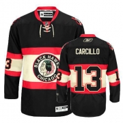 Dan Carcillo Jersey Reebok Chicago Blackhawks 13 Black New Third Premier NHL Jersey