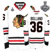 Dave Bolland Jersey Reebok Chicago Blackhawks 36 Premier White Man With 2013 Stanley Cup Finals NHL Jersey