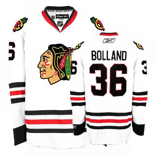 Dave Bolland Jersey Reebok Chicago Blackhawks 36 Premier White Man NHL Jersey