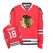Denis Savard Jersey Reebok Chicago Blackhawks 18 Red Home Premier NHL Jersey