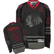 Duncan Keith Jersey Reebok Chicago Blackhawks 2 Black Ice Authentic NHL Jersey