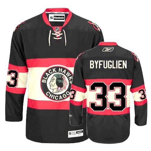 Dustin Byfuglien Jersey Youth Reebok Chicago Blackhawks 33 Premier Black New Third NHL Jersey