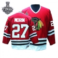 Jeremy Morin Jersey CCM Chicago Blackhawks 27 Red Throwback Premier With 2013 Stanley Cup Finals NHL Jersey