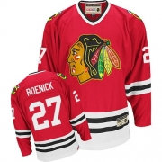 Jeremy Roenick Jersey CCM Chicago Blackhawks 27 Red Throwback Authentic NHL Jersey