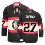 Jeremy Roenick Jersey Reebok Chicago Blackhawks 27 Premier Black New Third Man NHL Jersey