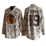 Jonathan Toews Jersey Reebok Chicago Blackhawks 19 Camouflage Authentic NHL Jersey