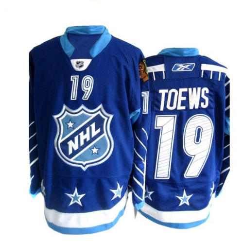 Jonathan Toews Jersey Reebok Chicago Blackhawks 19 Premier Blue NHL Jersey