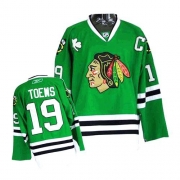 Jonathan Toews Jersey Reebok Chicago Blackhawks 19 Premier Green Man NHL Jersey