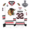 Kris Versteeg Jersey Reebok Chicago Blackhawks 32 Authentic White Man With 2013 Stanley Cup Finals NHL Jersey