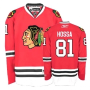 Marian Hossa Jersey Youth Reebok Chicago Blackhawks 81 Authentic Red Home NHL Jersey