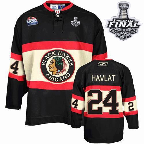 Martin Havlat Jersey Reebok Chicago Blackhawks 24 Authentic Black New Third Man With 2013 Stanley Cup Finals NHL Jersey