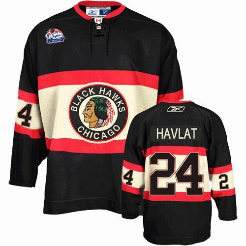 Martin Havlat Jersey Reebok Chicago Blackhawks 24 Premier Black New Third Man NHL Jersey
