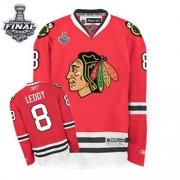 Nick Leddy Jersey Youth Reebok Chicago Blackhawks 8 Red Authentic With 2013 Stanley Cup Finals NHL Jersey