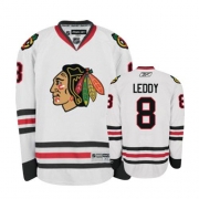 Nick Leddy Jersey Reebok Chicago Blackhawks 8 White Premier NHL Jersey