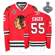Ben Eager Jersey Reebok Chicago Blackhawks 55 Premier Red Home Man With 2013 Stanley Cup Finals NHL Jersey