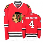 Niklas Hjalmarsson Jersey Reebok Chicago Blackhawks 4 Premier Red Home Man NHL Jersey