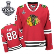 Patrick Kane Jersey Reebok Chicago Blackhawks 88 Red Women Home Premier With 2013 Stanley Cup Finals NHL Jersey