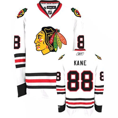 Patrick Kane Jersey Reebok Chicago Blackhawks 88 Authentic White Man NHL Jersey