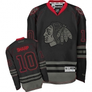 Patrick Sharp Jersey Reebok Chicago Blackhawks 10 Black Ice Authentic NHL Jersey