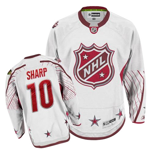 Patrick Sharp Jersey Reebok Chicago Blackhawks 10 Authentic White NHL Jersey