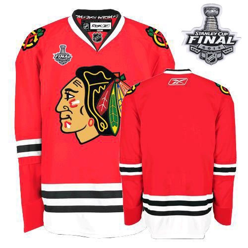 Blank Jersey Reebok Chicago Blackhawks Authentic Red Home Man With 2013 Stanley Cup Finals NHL Jersey